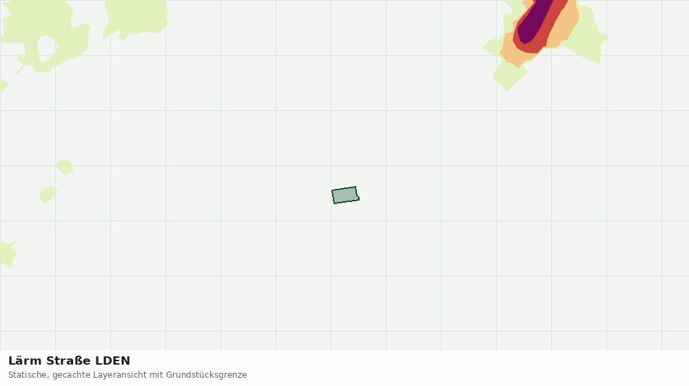 Statische Kartenansicht: Lärm Straße LDEN