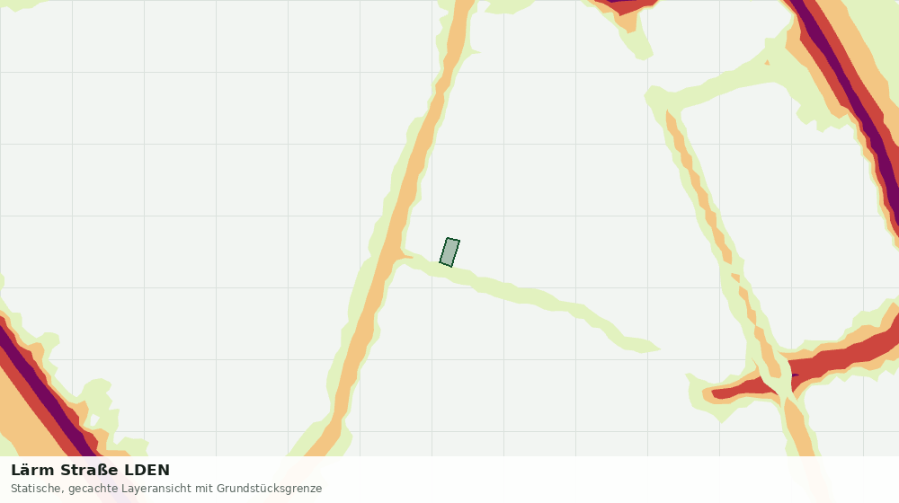 Statische Kartenansicht: Lärm Straße LDEN