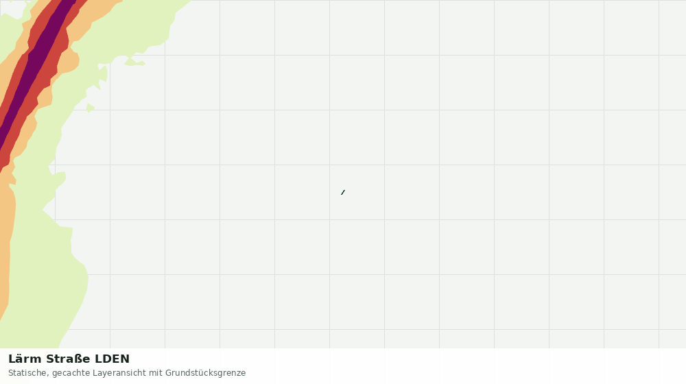 Statische Kartenansicht: Lärm Straße LDEN