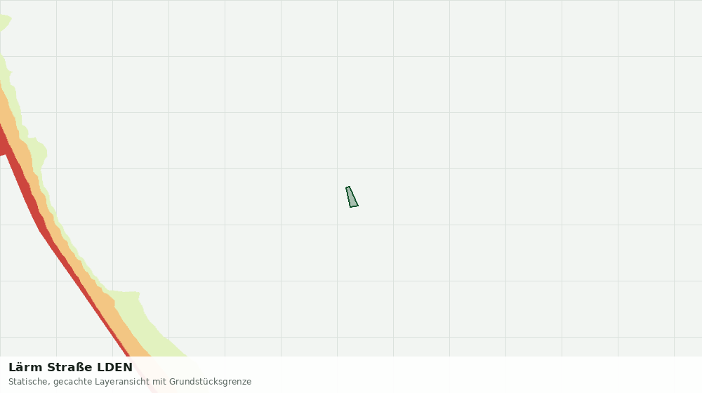 Statische Kartenansicht: Lärm Straße LDEN