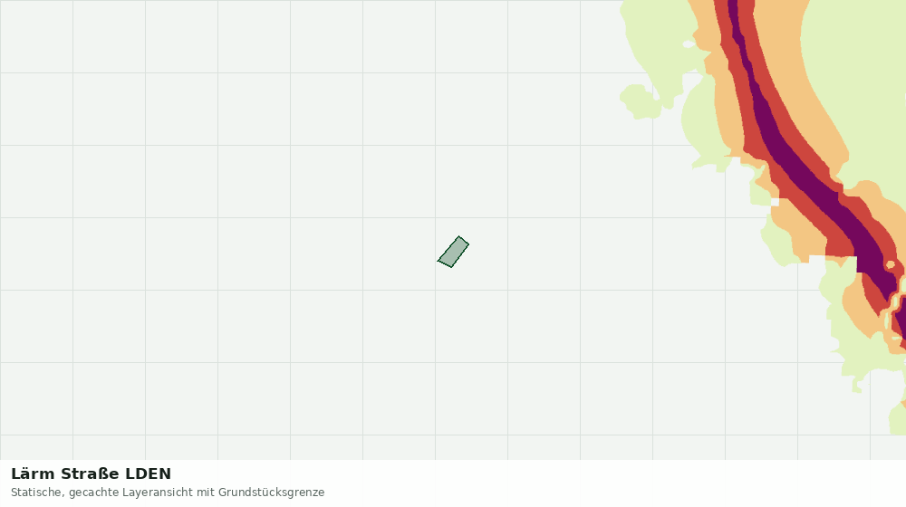 Statische Kartenansicht: Lärm Straße LDEN