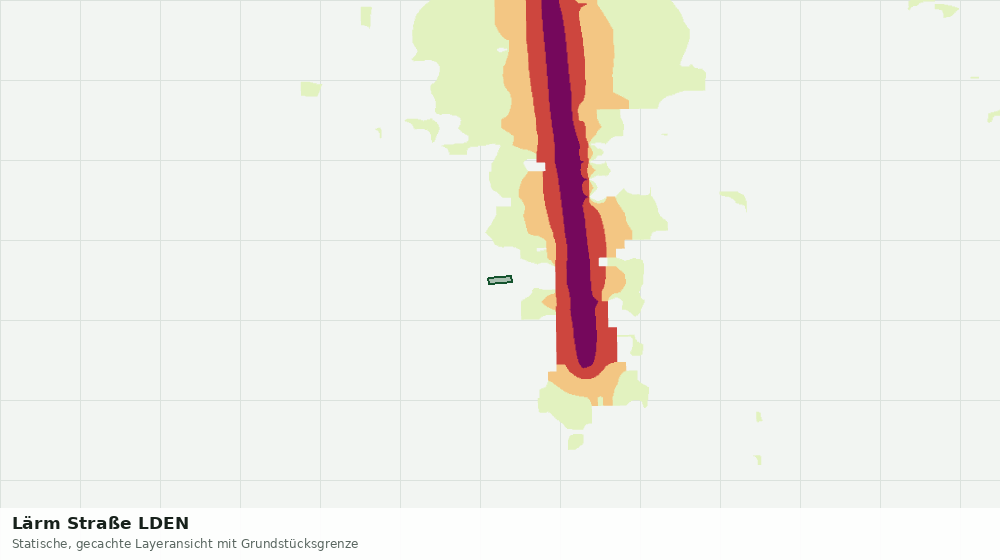 Statische Kartenansicht: Lärm Straße LDEN