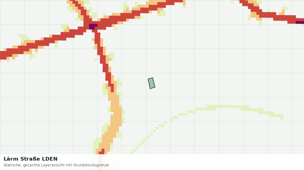Statische Kartenansicht: Lärm Straße LDEN