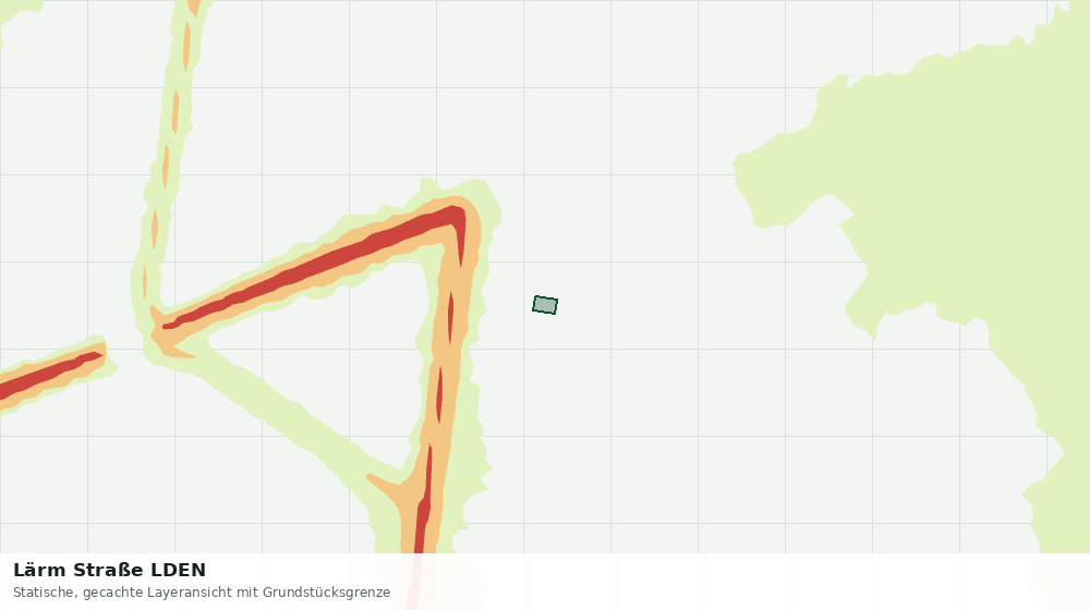 Statische Kartenansicht: Lärm Straße LDEN