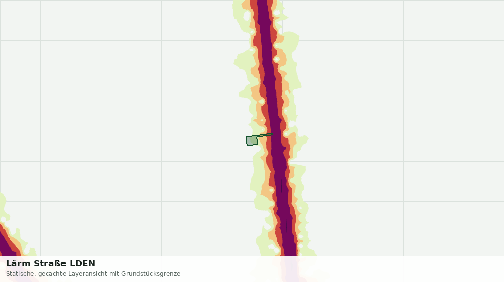 Statische Kartenansicht: Lärm Straße LDEN