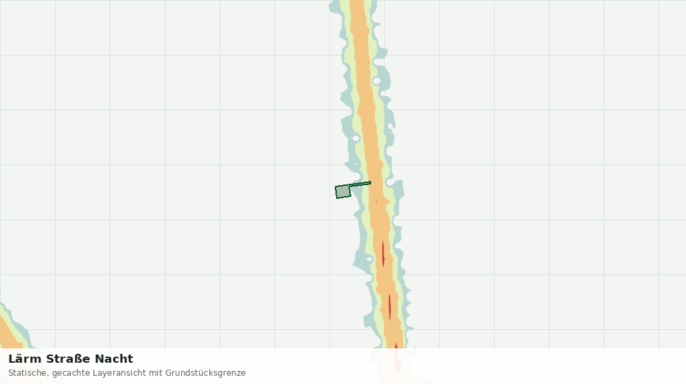 Statische Kartenansicht: Lärm Straße Nacht