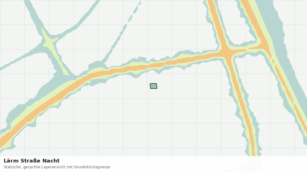 Statische Kartenansicht: Lärm Straße Nacht