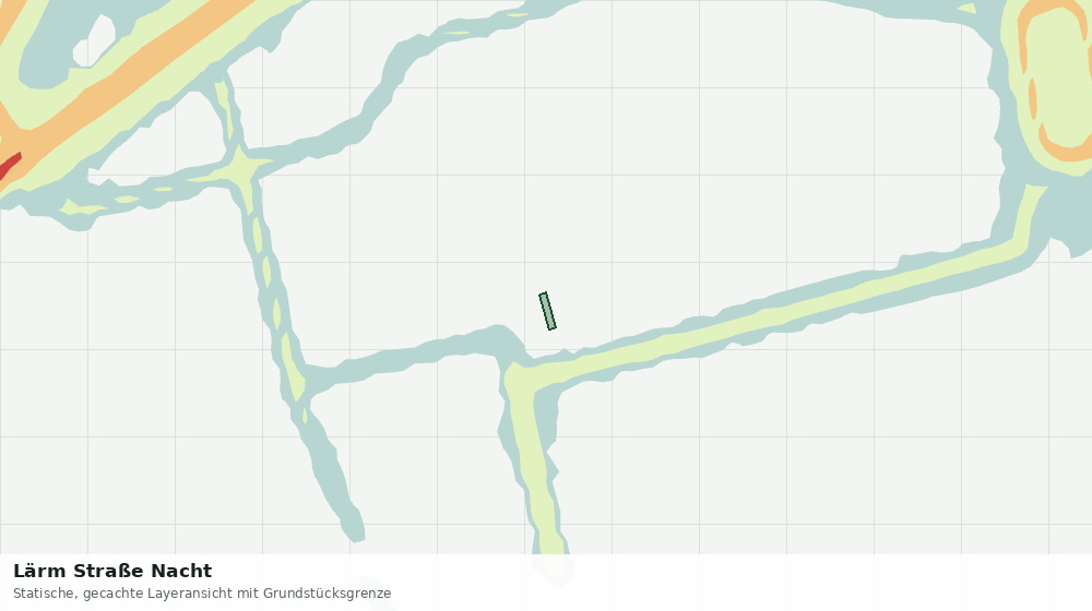 Statische Kartenansicht: Lärm Straße Nacht