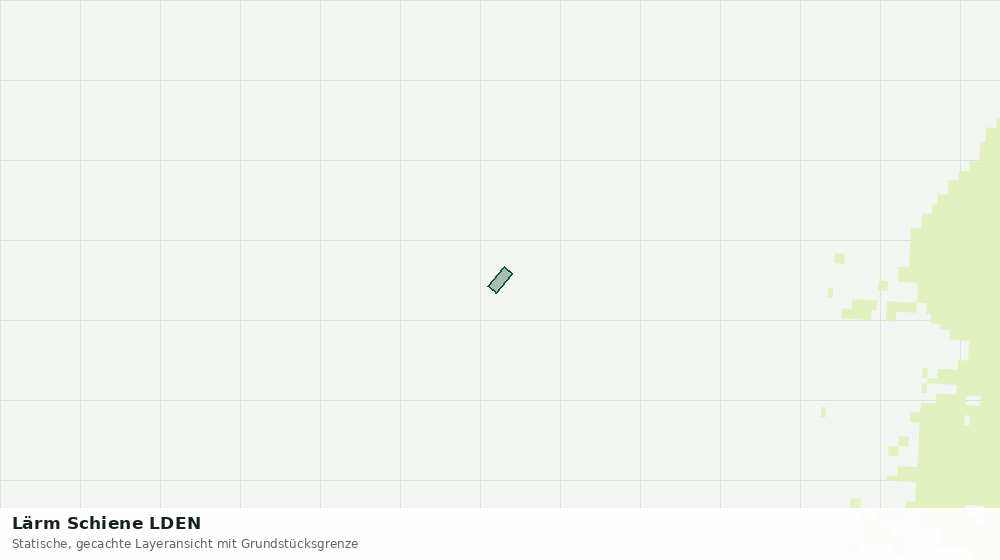 Statische Kartenansicht: Lärm Schiene LDEN