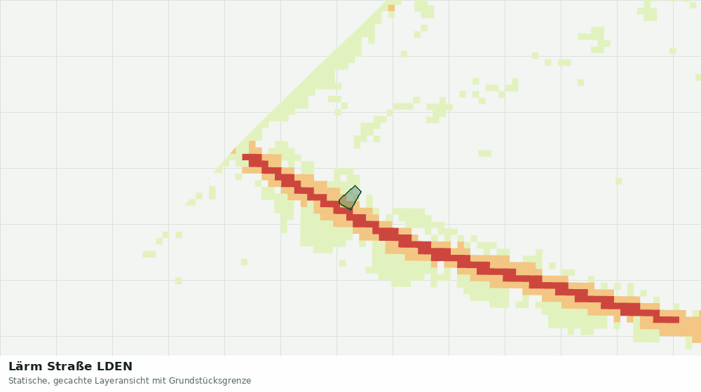 Statische Kartenansicht: Lärm Straße LDEN