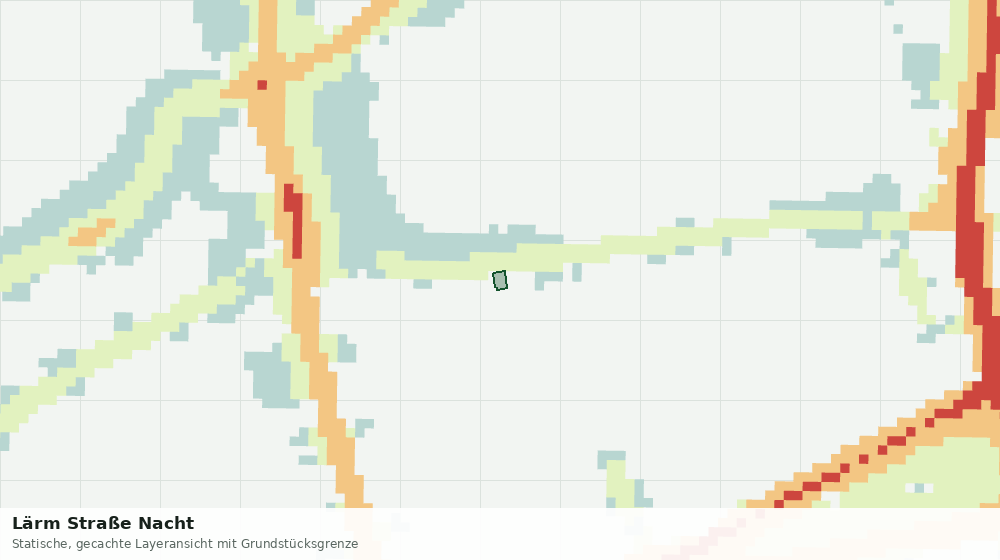 Statische Kartenansicht: Lärm Straße Nacht