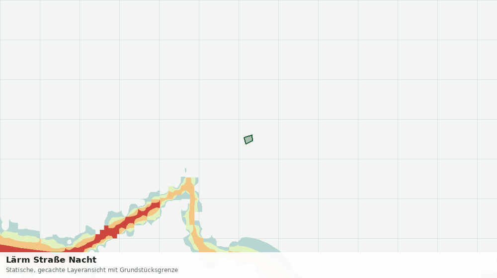 Statische Kartenansicht: Lärm Straße Nacht