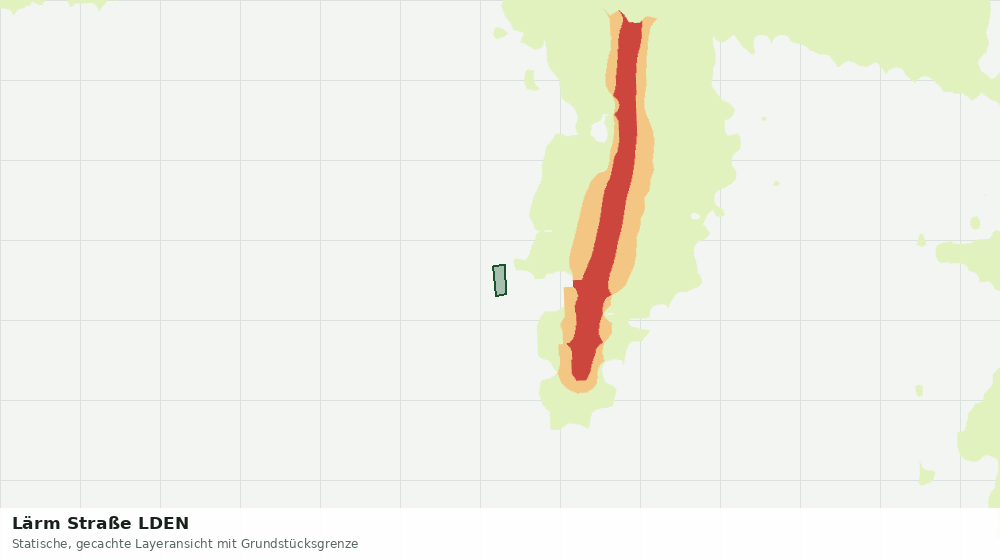 Statische Kartenansicht: Lärm Straße LDEN