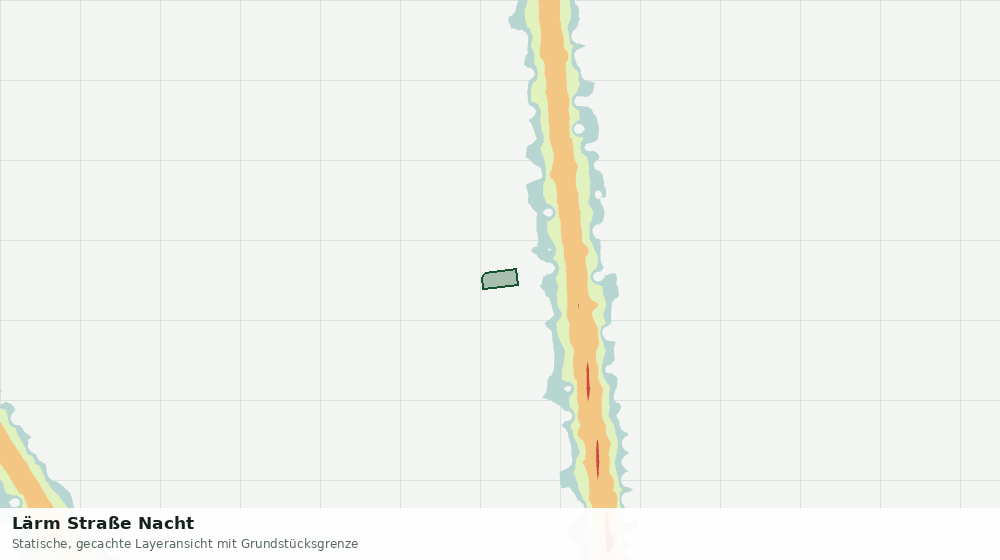 Statische Kartenansicht: Lärm Straße Nacht