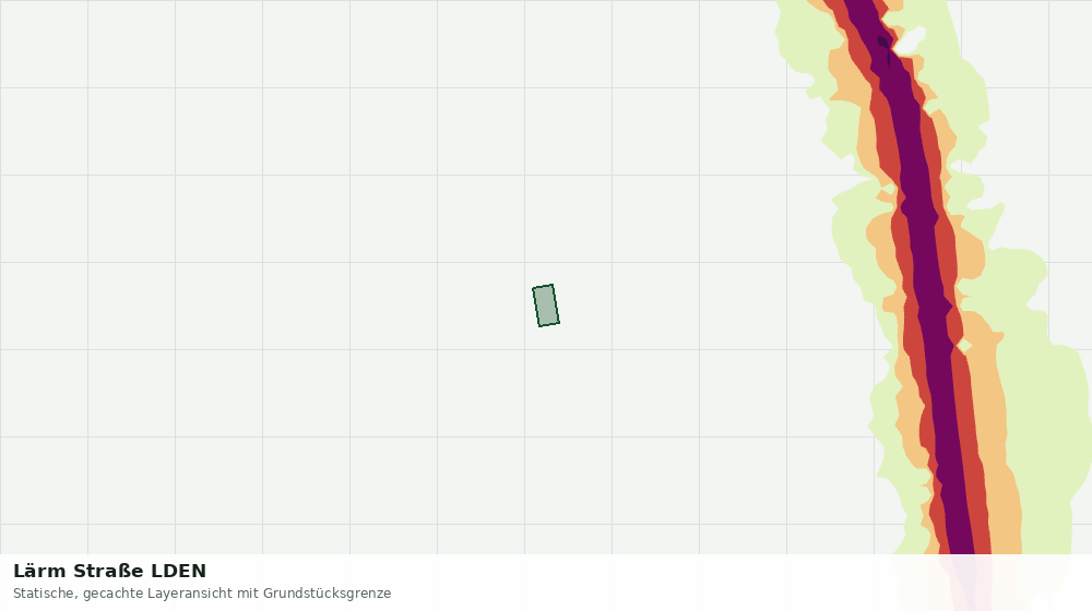 Statische Kartenansicht: Lärm Straße LDEN