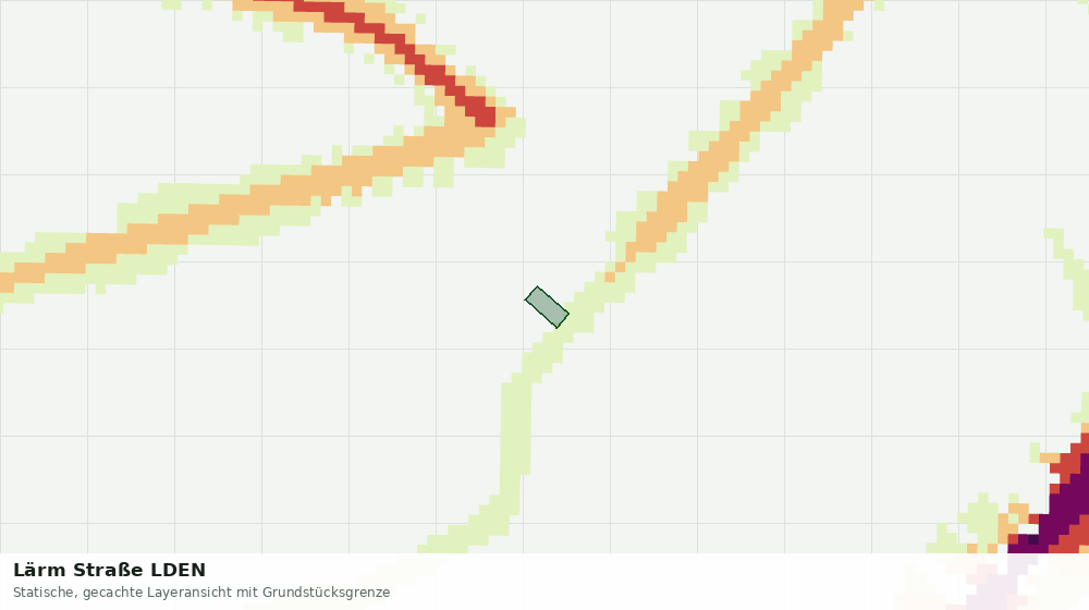 Statische Kartenansicht: Lärm Straße LDEN