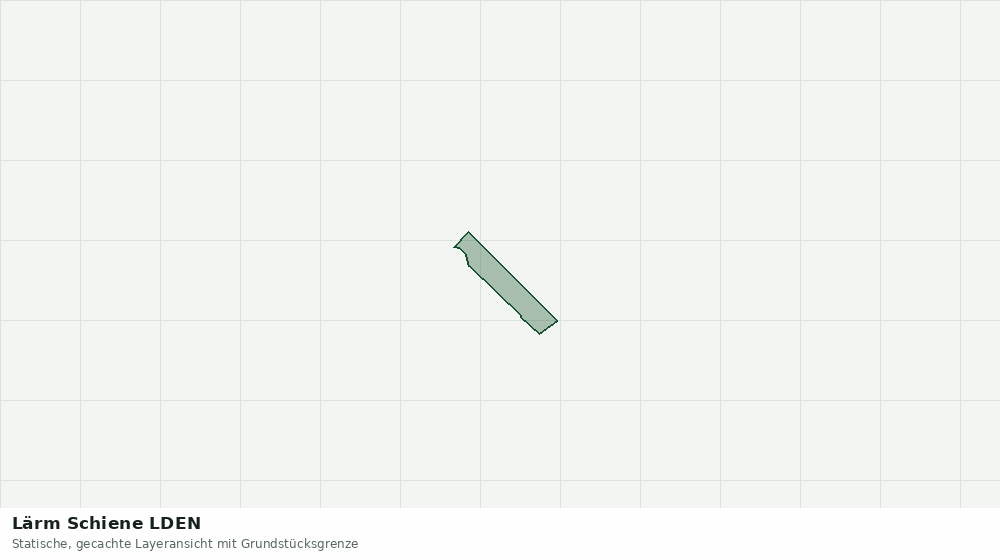 Statische Kartenansicht: Lärm Schiene LDEN