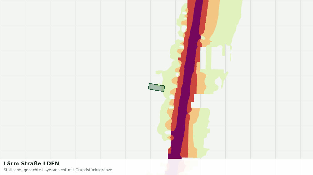 Statische Kartenansicht: Lärm Straße LDEN