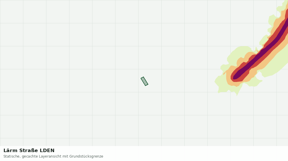 Statische Kartenansicht: Lärm Straße LDEN