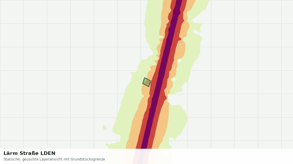 Statische Kartenansicht: Lärm Straße LDEN