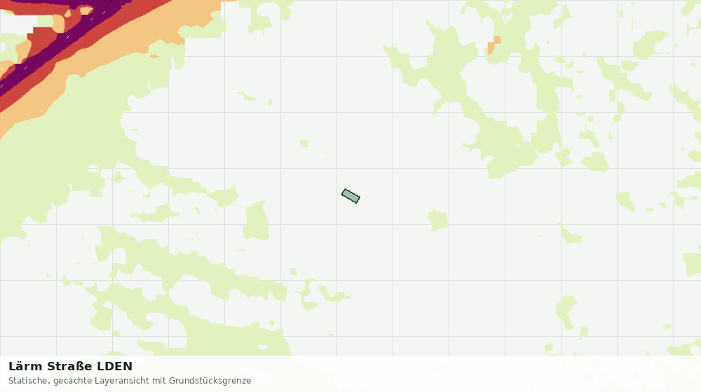 Statische Kartenansicht: Lärm Straße LDEN