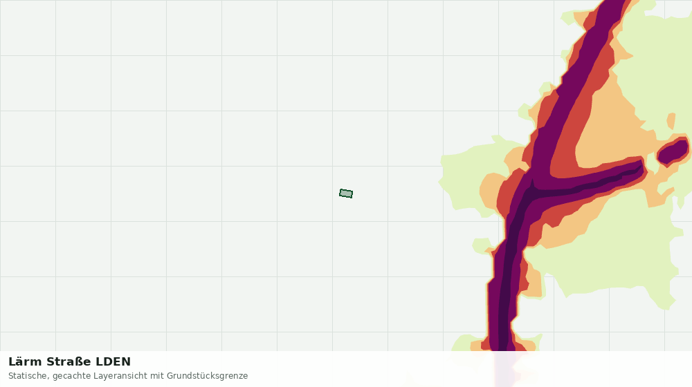 Statische Kartenansicht: Lärm Straße LDEN