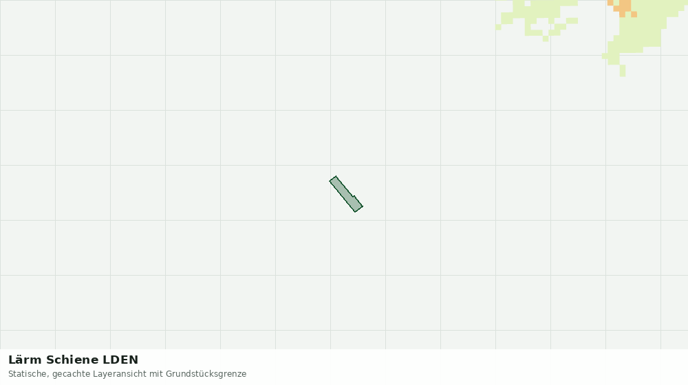 Statische Kartenansicht: Lärm Schiene LDEN