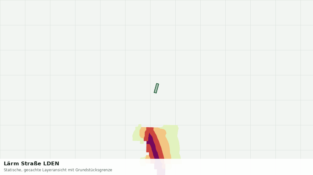 Statische Kartenansicht: Lärm Straße LDEN