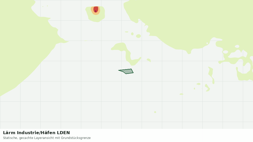 Statische Kartenansicht: Lärm Industrie/Häfen LDEN