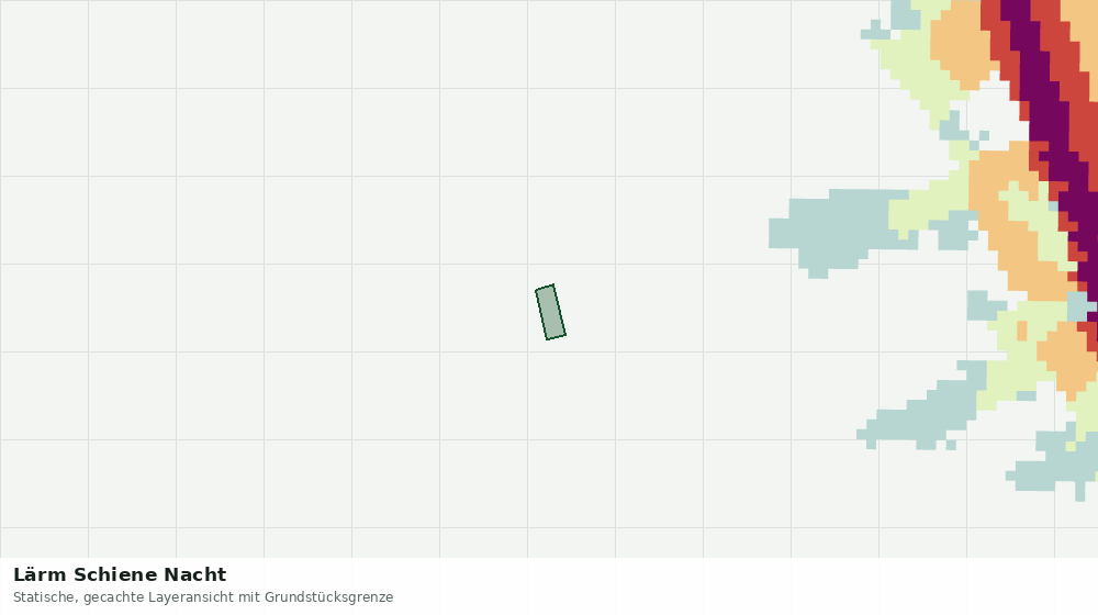 Statische Kartenansicht: Lärm Schiene Nacht