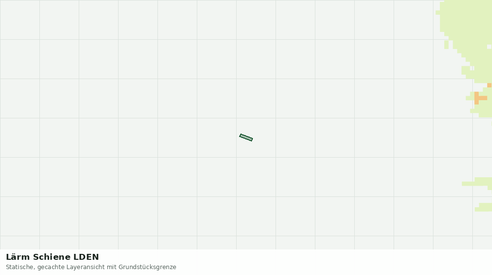 Statische Kartenansicht: Lärm Schiene LDEN