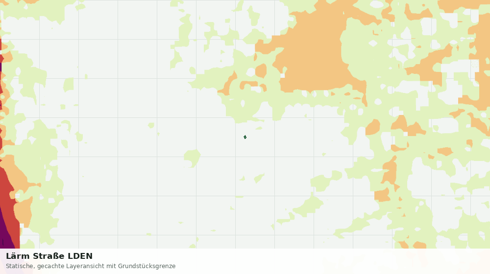 Statische Kartenansicht: Lärm Straße LDEN