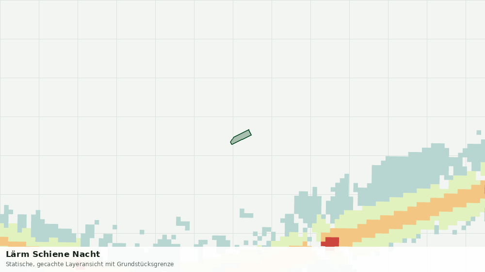 Statische Kartenansicht: Lärm Schiene Nacht
