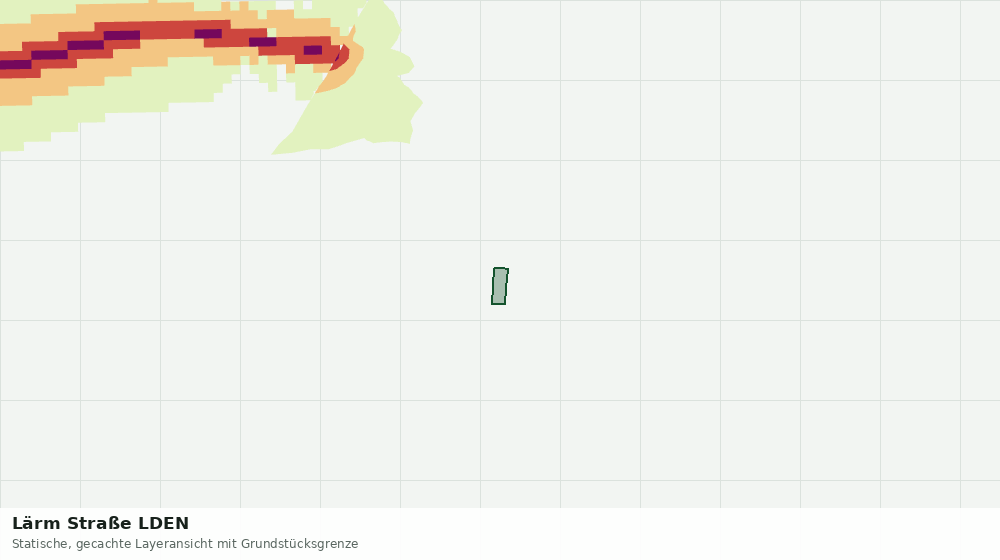 Statische Kartenansicht: Lärm Straße LDEN