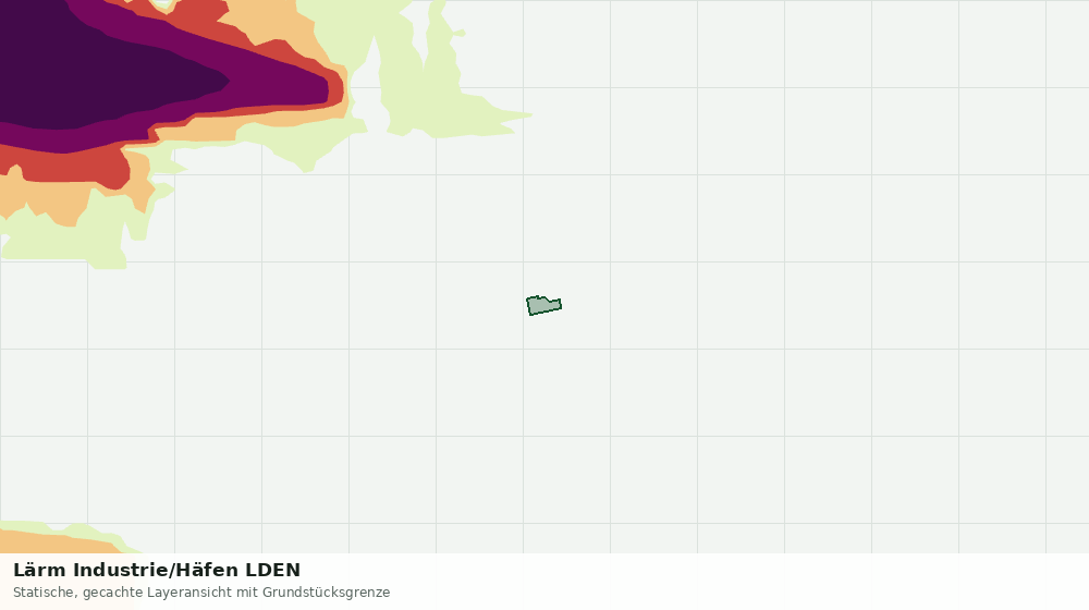 Statische Kartenansicht: Lärm Industrie/Häfen LDEN