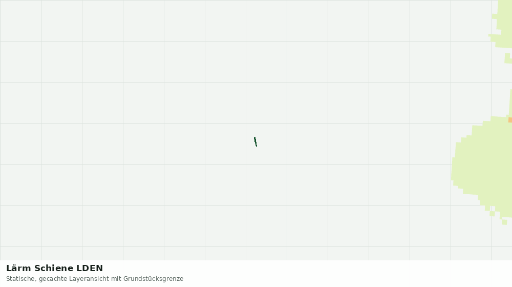 Statische Kartenansicht: Lärm Schiene LDEN