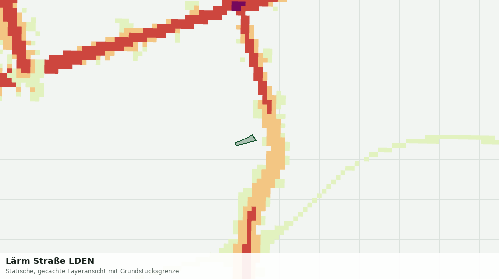 Statische Kartenansicht: Lärm Straße LDEN