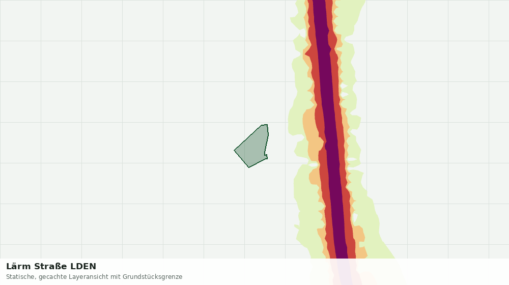 Statische Kartenansicht: Lärm Straße LDEN