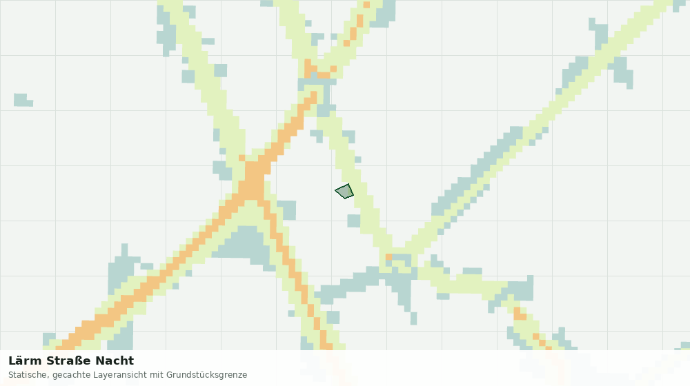 Statische Kartenansicht: Lärm Straße Nacht