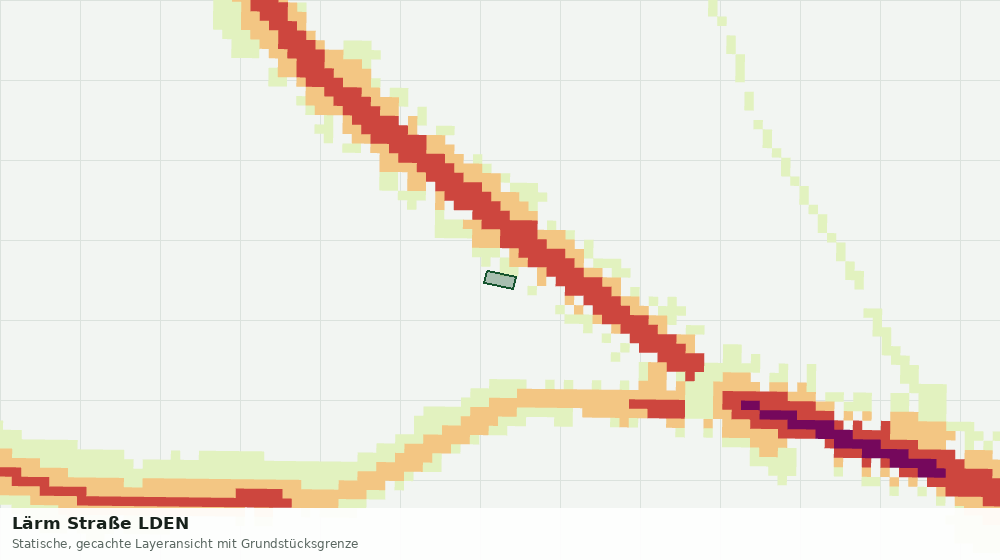 Statische Kartenansicht: Lärm Straße LDEN