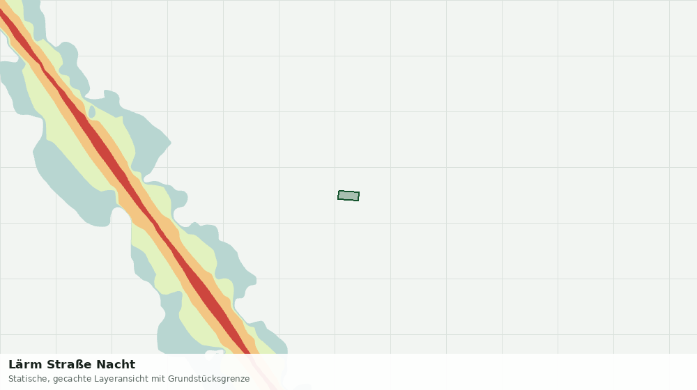 Statische Kartenansicht: Lärm Straße Nacht