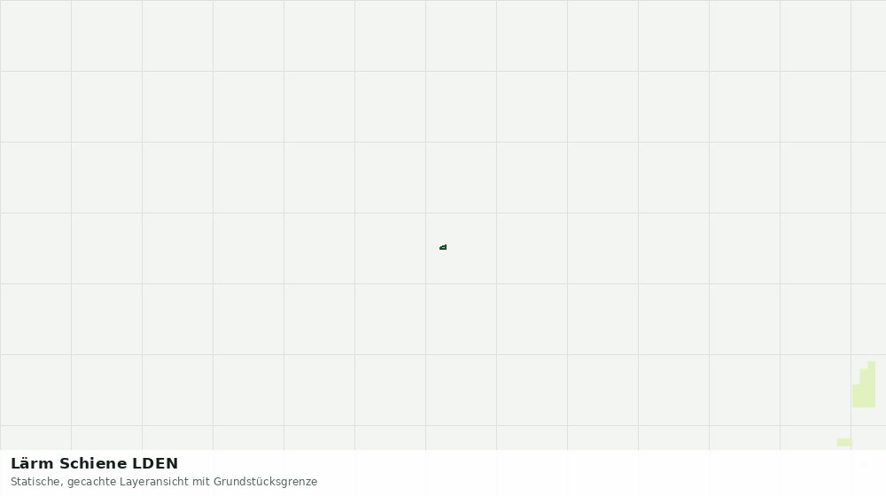 Statische Kartenansicht: Lärm Schiene LDEN