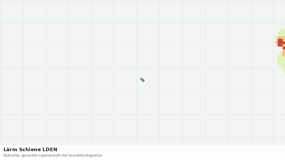 Statische Kartenansicht: Lärm Schiene LDEN
