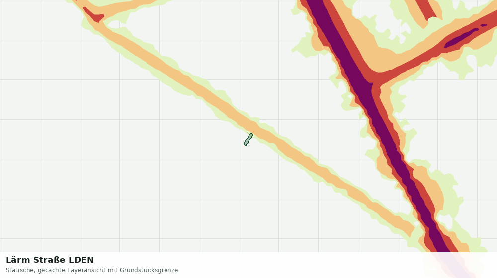 Statische Kartenansicht: Lärm Straße LDEN
