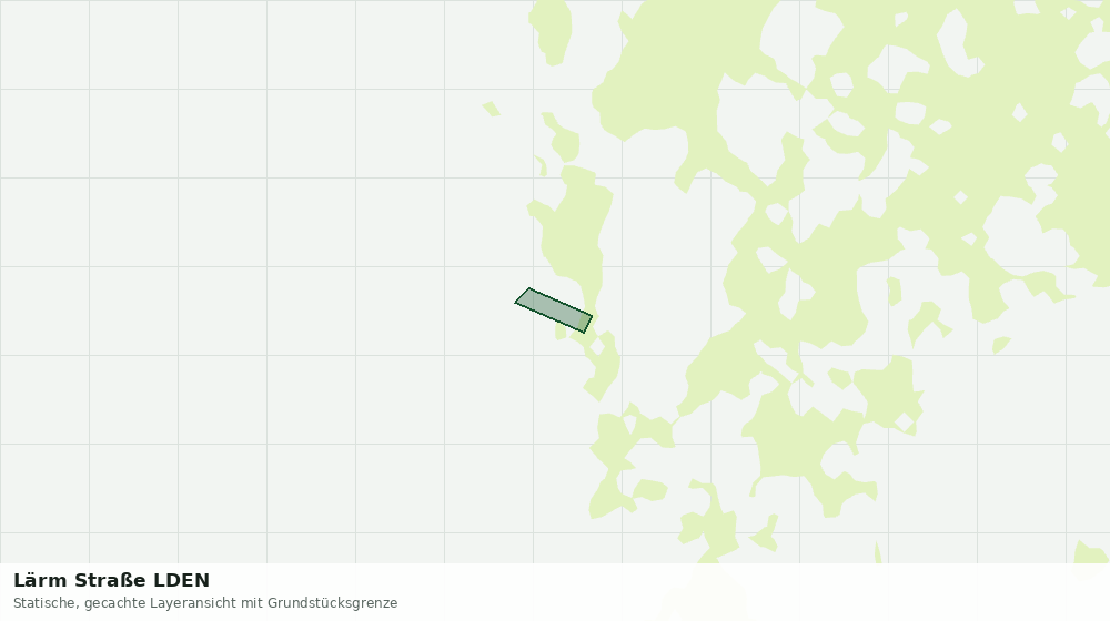Statische Kartenansicht: Lärm Straße LDEN