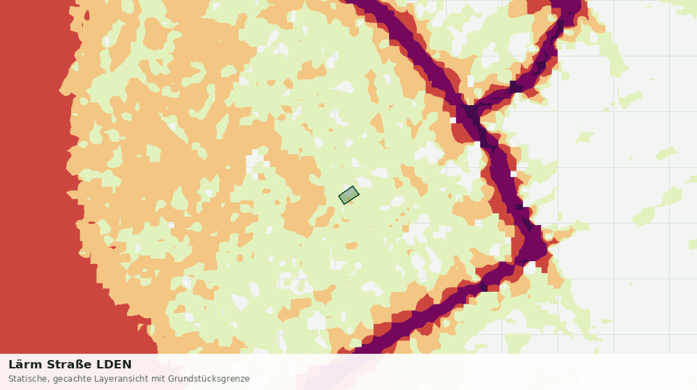Statische Kartenansicht: Lärm Straße LDEN