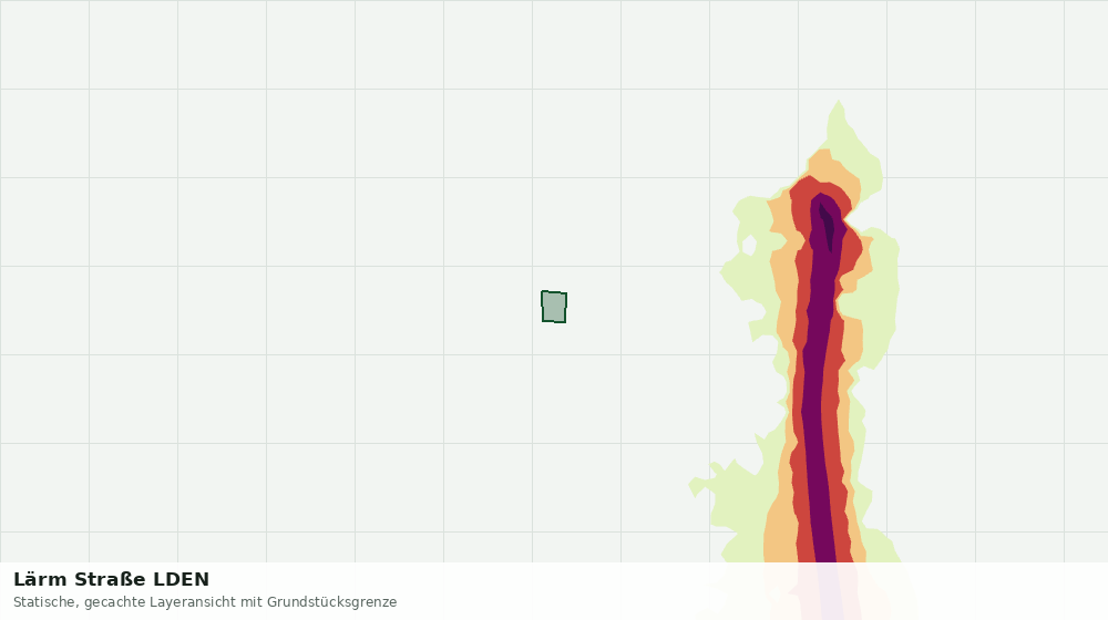 Statische Kartenansicht: Lärm Straße LDEN