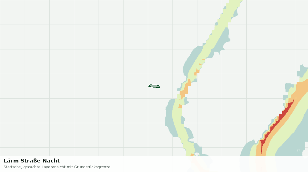 Statische Kartenansicht: Lärm Straße Nacht