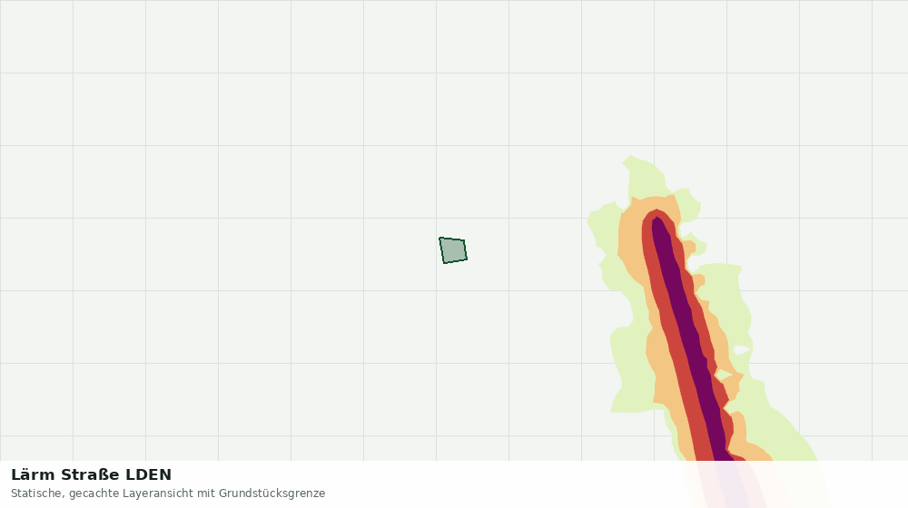 Statische Kartenansicht: Lärm Straße LDEN