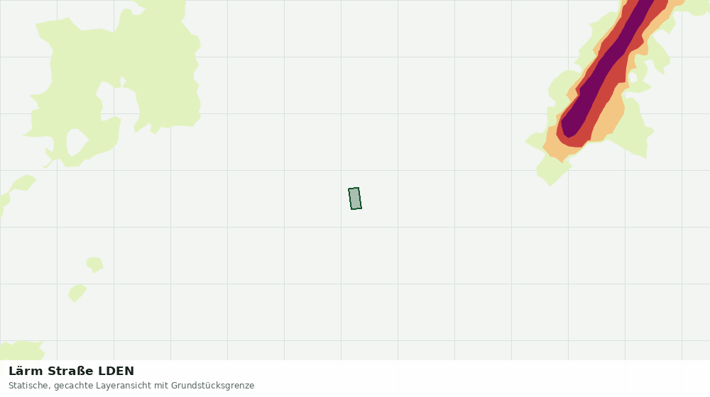 Statische Kartenansicht: Lärm Straße LDEN